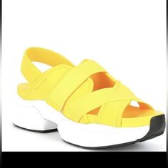 Nurture Yellow Beaded Wedge Open Toe Sandals Size 7.5 Yellow Synthetic Sandals For Vacation, Yellow Wedge Sandals With Platform And Round Toe, Yellow Synthetic Wedge Sandals For Summer, Neon Yellow Open Toe Synthetic Sandals, Neon Yellow Round Toe Synthetic Sandals, Yellow Synthetic Open Toe Wedge Sandals, Yellow Open Toe Synthetic Wedge Sandals, Yellow Wedge Sandals With Removable Insole For Beach, Yellow Wedge Sandals With Cushioned Footbed For Beach