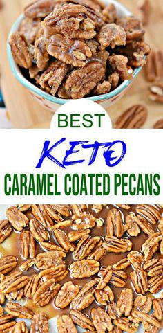 the best keto caramel coated pecans