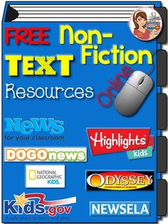 a book with the title free non - fiction resources