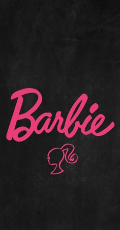 a black and pink cover with the word barbie on it