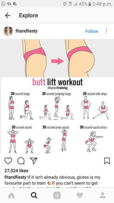 Bigger Buttocks Workout Exercises, Lift Workout, Motivasi Diet, Beginner Workouts, Summer Body Workouts, Month Workout, Buttocks Workout, Trening Fitness, Body Workout At Home