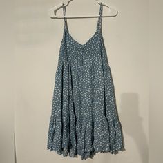 New. From Lighthouse Boutique In Taylor, Tx. Originally $70. Size Small. Flowy Light Blue Sundress, Blue Flowy Sundress For Daytime, Casual Daytime Dress With Ruffle Hem, Blue Flowy A-line Sundress, Light Blue Sundress Mini Dress For Daytime, Light Blue Sundress For Daytime, Light Blue Flowy Sundress Mini Dress, Light Blue Flowy Mini Sundress, Flowy Light Blue Mini Sundress