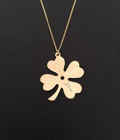 "Four Leaf Clover Necklace, Personalized necklace, This Name Plate necklace can be left blank or customized for yourself or the perfect gift. Great gift for mom, women ,sister friend Choose length at checkout. Need a different length? No problem - just let me know in the \"notes to seller\" at checkout. Pls leave a note in the msg box when you check out with your personalization details. The necklace will arrive gift-wrapped and packed in a padded envelope to maintain the product Thank you for y Elegant Personalized Good Luck Necklaces, Elegant Personalized Necklaces For Good Luck, Personalized Good Luck Necklace For Mother's Day, Engrave Necklace, Names Necklace, Four Leaf Clover Necklace, Necklace Mom, 4 Leaf Clover, Jewish Jewelry