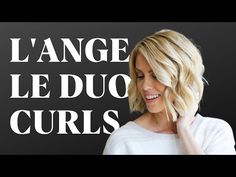 Le Duo Lange, Le Duo Short Hair, Curling Fine Hair, Curlers For Short Hair, Beach Waves Hair Tutorial, Short Hair Back, Short Hair Waves, L'ange Hair, Chic Haircut