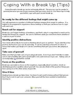 Therapy Activities With Teens, Healthy Relationship Worksheets, Therapy Activity For Teens, Break Up Tips, Therapeutic Worksheets, Counseling Tips