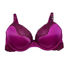 Size 34d New With Tags Color: Raspberry Cooler Elegant Partially Lined Purple Bra, Elegant Purple Victoria's Secret Bra, Elegant Purple Push-up Bra, Elegant Victoria's Secret Purple Bra, Elegant Purple Lined Bra, Victoria's Secret Elegant Padded Bra, Elegant Purple Bra With Lined Body, Elegant Padded Bra By Victoria's Secret, Elegant Lined Victoria's Secret Bra