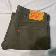 Brand: Levis Size: W38 X L30 Color: Green Condition: New Without Tags Make An Offer, I’m Willing To Negotiate Feel Free To Ask Any Questions Thank You Levi's Straight Cotton Bottoms, Classic Green Cotton Jeans, Jeans Levis, Levis 501, Levis Men, Levi's Jeans, White Oak, Levis Jeans, Mens Jeans