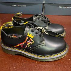 Dr. Martens X Jean Michel Unisex Black Basquiat Ii 1461 Oxford Shoes Sz M4 W5 Brand: Dr. Martens Department: Unisex Size: M4 W5 Color: Black Type: Casual Style: Oxford Style Code: 1461 Pattern: Solid Theme: Classic Shoe Shaft Style: Low Top Closure: Lace Up Toe Shape: Round Toe Features: Comfort Breathable Occasion: Casual Seasons: All Seasons Condition: New Without Box I Offer Discounts For All Return Customers. - Jvs Oxford Style, Jean Michel, Dr Martens Shoes, Martens Shoes, Classic Shoes, Low Top, Derby, Casual Style, Oxford Shoes