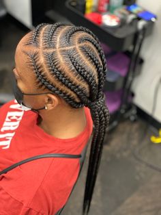 Ponytail Black Hair, Protective Styles For Natural Hair Short, Feeder Braids, Cornrow Braid Styles