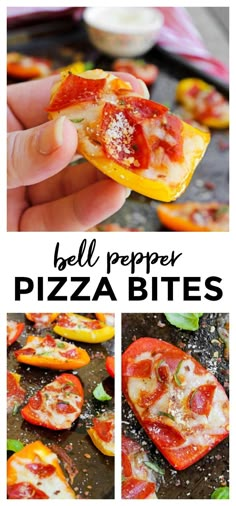 bell pepper pizza bites are an easy and delicious appetizer to serve on the grill