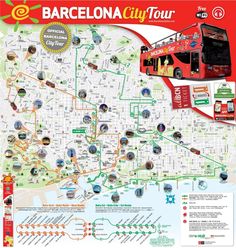 the barcelona city tour bus map