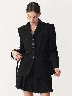 Composition : See detailed pageColor : BLACK_S,BLACK_MCountry of Origin : CHINA Tailored Jacket, Business Casual, Fashion Inspo, Composition, Jackets & Coats, China, Blazer, Wool, The Originals