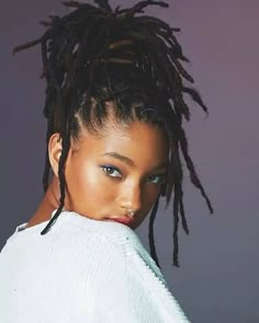 Willow Smith Locs, Wig Websites, Women Locs, Loc Nation, Wow Hair Products, Beautiful Dreadlocks, Willow Smith, Purple Wig, Dreadlock Styles