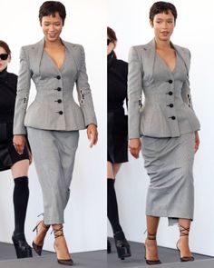 Taylor Russell Style, Classy Plus Size Outfits, 90s Girl Fashion, Classy Mini Dresses, Meeting Outfit, Taylor Russell, Rihanna Outfits, Effortlessly Chic Outfits, Corporate Outfits