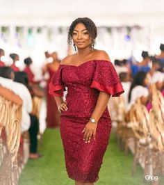 Pin by Anita Issahaku on Lacey World | Best african dresses, Latest african fashion dresses, African fabric dress Short Gown Lace Asoebi Styles 2021, Latest Lace Styles For Women Short, Beautiful Lace Gown Styles, Dresses Ankara Styles, Nigerian Lace Dress, Dresses Ankara