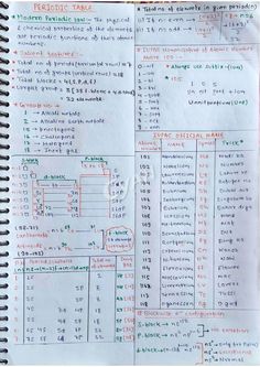 a notebook with some writing on it and an image of numbers in the page below