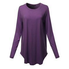 A2Y Women's Premium Solid Long Sleeve Round Hem Crew Neck Top Shirt (S - 3XL) FEATURES This A2Y Women's Premium Solid Long Sleeve Round Hem Crew Neck Top Shirt is great for casual wear and easy to style with most items and suitable for matching pants, leggings, skirts, shorts, jean. It has a variety of colors for your choice and good quality, stretchy which makes you feel comfortable when wearing. SIZE Available in 7 sizes: Small, Medium, Large, X-Large, 1XL, 2XL, 3XL We strive to provide the be Matching Pants, Crew Neck Top, Dark Purple, Pants Leggings, Casual Wear, Top Shirt, Womens Tops, Crew Neck, Leggings