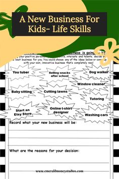 Worksheets on money be used to help develop a New Business Plan for Kids.Real Life Money Activities Included.Creating a Business Plan Workbook: These money worksheets help children create their own business plan in this mini project booklet. Business terms such as Branding, Market Research and Promotion are all included within these activities. 19 pages of fun, thought provoking work which will really awaken the entrepreneur in your students!Fully digital and suitable for distance learning. New Business Plan, Business Terms, Mini Project