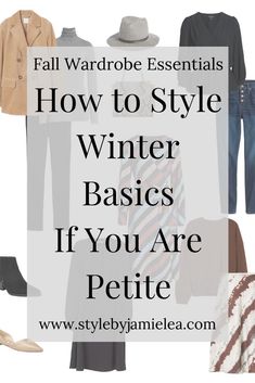 Petite Winter Capsule Wardrobe, Winter Outfits For Short Women, Winter Outfits For Petite Women, Winter Outfits Petite, Petite Winter Fashion, Petite Fall Fashion, Petite Winter Outfits, Petite Capsule Wardrobe