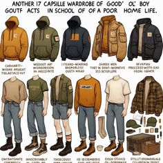 Men Clothes Drawing Design Reference, Interesting Outfits Men, Cute Male Outfits Drawing, Stardew Valley Outfit Ideas Male, Art Clothing Ideas, Simple Mens Outfits, Character Outfits Male, Clothing Design Sketches Male, Adventurous Outfits