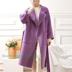 Double-sided Wool Blend  Coat Women's Mid-length Loose Jacket Belted Overcoats Sz   Size:XS-L Material:Polyester         Payment 1. Payment must be made within 7 days of auction closing (Unpaid dispute will automatically open when item is not paid in 7 days). 2. PLEASE NOTE: SHIPPING&HANDING DOES NOT INCLUDE DUTIES, LOCATL TAXES OR ANY OTHER IMPORTATION FEES. 3. Please list your special requests (color, packages, value of declaration, etc.) in the EBAY NOTES SECTION when you make payment Shippin Loose Jacket, Wool Coat Women, Water Ripples, Open When, Wool Blend Coat, Woolen Coat, Cashmere Coat, Womens Boots Ankle, Wool Coat