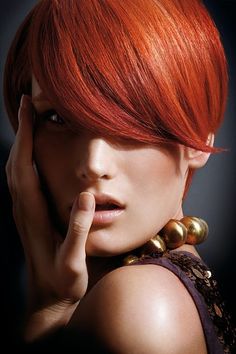 obsessed with coppers Dramatic Hair Colors, Bold Hair Color, Character Board, Fringe Hairstyles, Red Head, Modern Hairstyles