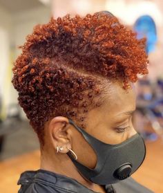 Tapered Natural Hair, Natural Hair Cuts, Big Chop, Shaved Sides, Au Naturale, Short Hair Styles Pixie, Short Haircuts, Curly Hair Styles Naturally