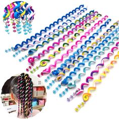 PRICES MAY VARY. 【Package Include】You will receive 12 pieces Hair Braid Clips, are great DIY accessory that allows you to create wonderful hairstyles according to your wishes. 【Unique Design】 The braided hair bands are ultra-elastic, can be easily stretched and quickly renewed, hold your hair firmly and do not come off easily. 【Multicolor】12 different color, you can change the color you like on everyday. A great idea for teen girls who love braids and DIY. 【Braid clip headdress】Our braided hair Braids Accessories, Jewelry For Braids, Hair Clips For Braids, Spin Pin, Hair Jewelry For Braids, Hair Accessories Braids, Hair Braid Beads, Hair Twisters, Girl Birthday Party Favors