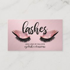 Glam Eyelash Pink Rose Glitter Metallic Lashes Business Card Size: ' ', 3.5" x 2.0". Color: Standard Matte. Gender: unisex. Age Group: adult. Lash Illustration, Gold Mascara, Lashes Business, Popular Plants, Makeup Business Cards, Metallic Makeup, Rose Glitter, Blue Lotus Flower, Glam Modern