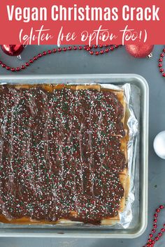 Vegan Christmas Crack + VIDEO (GF option too!) | Allergy Awesomeness Allergy Friendly Christmas Treats, Gluten Free Vegan Christmas, Christmas Cookie Sets, Vegan Christmas Baking, Eoe Recipes, Dairy Free Christmas Cookies, Dairy Free Christmas, Saltine Cracker Toffee, Saltine Cracker