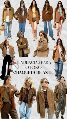 Chaquetas de ante tendencia para este otoño 2024 Brown Jacket Outfit, Suede Jacket Outfit, Chic Fall Fashion, Barn Coat, Fall Staples, Coachella Outfit, Winter Mode, Trendy Fall Outfits, Autumn Street Style