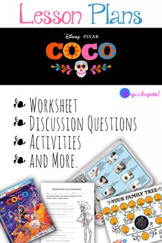 lesson plans for coco and other activities