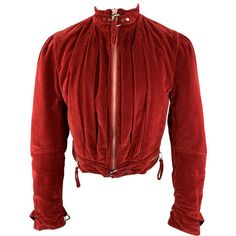 Jackets Inn is a popular store to purchase an Attractive Red Velvet Cropped Style Jacket For Women. We offer made to measure leather jackets which are tailored to customer size. #buyjackets #salejackets #purchasejackets #jacketssale #redvelvetjacket #croppedjacket #winterfashion #pocketjacket #style #shopping #halloween #halloweencostumes #halloweensale Red Velvet Jacket, Jean Paul Gaultier Vintage, Red Denim Jeans, Vintage Jean Paul Gaultier, Red Vest, Jean Vintage, Fancy Outfits, Denim Jean Jacket, Paul Gaultier