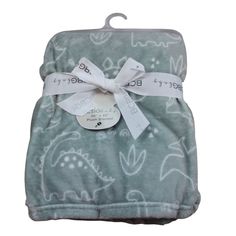 Sweet Baby Blanket By The Brand Bcbg Baby. It Is Brand New With Tags! Measures 30"X40". One-Ply. Soft And Cuddly! So Sweet! Reborn Accessories, Baby Boy Swaddle, Green Baby Blanket, Green Dinosaur, Infant Boys, Swaddle Blankets, Bed In A Bag, Fluffy Blankets, Reborn Dolls