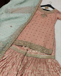 Bridal Sister Dresses Pakistani, Barat Dresses Pakistani For Sisters, Barat Dresses Pakistani, Garara Designs, Barat Dress, Long Kameez, Velvet Suit Design, Gharara Designs, Dresses Pakistani