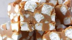 marshmallow squares stacked on top of each other