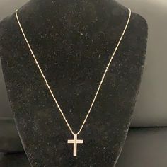 Beautiful 14k White Gold Cross With Diamonds. Looks Gorgeous, Very Beautiful Pendant. Excellent Condition Yellow Gold Diamond Cut Cross Pendant Necklace, Elegant Gold Cross Necklace In Sterling Silver, Elegant Gold Sterling Silver Cross Necklace, Formal White Gold Cross Necklace With Diamond Cut, Sterling Silver Yellow Gold Pendant Cross Necklace, Sterling Silver Pendant Cross Necklace In Yellow Gold, Elegant Gold Cross Necklace With Diamond Cut, Stamped 14k White Gold Cross Jewelry, Elegant Hallmarked Cross Pendant Necklace