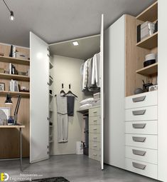 30 Amazing Corner Wardrobe Ideas | Engineering Discoveries Corner Wardrobe Ideas, Loft Conversion Bedroom, Closet Organisation, Corner Cabinets, Modern Laundry, Modern Laundry Rooms, Cottage Renovation