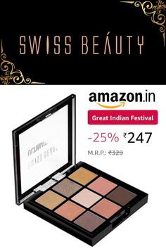 • "This pin contains affiliate links. I may earn a commission at no extra cost to you."  Introducing the **Swiss Beauty Ultimate 9 Pigmented Colors Eyeshadow Palette** 🎨✨—your go-to for bold, stunning eye looks! Whether you're going for a natural daytime vibe or a dramatic night out, this palette has you covered with 9 highly pigmented shades. The blendable and long-lasting formula ensures a flawless look, no matter the occasion. Perfect for both beginners and makeup pros! 💄🔥  🖌️ **Features:** - Rich, vibrant colors - Smooth blendability - Long-lasting wear  Get creative and elevate your makeup game! 🌟  #SwissBeauty #EyeshadowPalette #MakeupGoals #BoldEyes #BeautyEssentials #PigmentedPerfection #MakeupInspiration Swiss Beauty, Eye Makeup Palette, Makeup Pro, Bold Eyes, Indian Makeup, Makeup Game, Stunning Eyes, Eyeshadow Tutorial, Makeup Goals