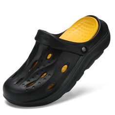 PRICES MAY VARY. Clogs for Women and Men: The garden shoes come equipped with cushioned insoles and high arch support, reduce the stress on your feet, joints, back,making the garden clogs for women are great for alleviating plantar fasciitis sandals for women Thick-Sole Clogs: Featuring a 2.2-inch thick sole, these Clogs for men offer cushioning, reduce foot pressure, and give you the feeling of walking into clouds, making them good for extended wear Lightweight and Comfortable: These clogs feat Clogs For Women, Mens Clogs, Nursing Clogs, Garden Shoes, Garden Clogs, Clogs Style, Rugged Men, Outdoor Sandals, Beach Slippers