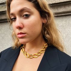 19" Chain Length Chunky Gold Chain, Chunky Necklaces, Top Rings, Chunky Necklace, Birthstone Necklace, Classic Elegance, Accessories Necklace, Vintage Accessories, Favorite Things Gift