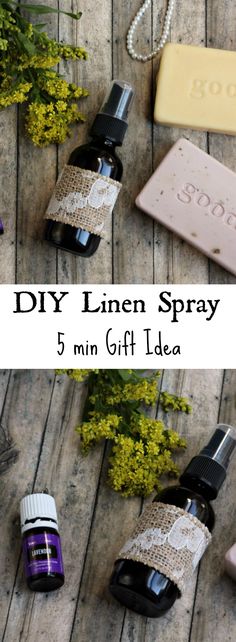 diy linen spray 5 minutes gift idea