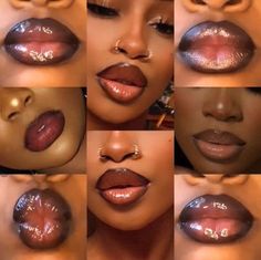 Makeup For Black Skin, Brown Skin Makeup, Ombre Lips, Makeup Help, Smink Inspiration