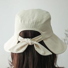 Specifications Material: 100% cotton Size: 54-57 cm Cute bucket hat with a three colours to choose. Perfect for daily wear! It is nicely crafted with premium quality of cotton. You can wear it with your pony tail. The Bow tie can also help to adjust the size of the hatAn ideal gift for her! Cute Bucket Hat, Leather Beret, Knit Beret, Personalized Hats, Hat Beret, Diy Headband, News Boy Hat, Cloche Hat, Turban Headbands