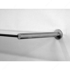 an image of a towel rack on the wall in black and white photo with text above it