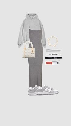 Modest Girly Outfits, Cute Modest Outfits, Muslim Outfits Casual, Casual Outfit Inspiration, Modest Dresses Casual, Everyday Fashion Outfits, School Looks