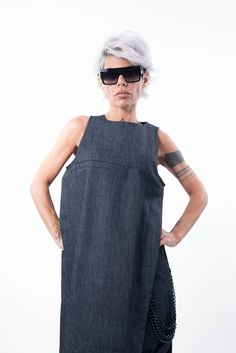 "*Sleeveless *Not Functional Front Pocket *Not Functional back Zipper *Asymmetric Front and Back *Model is 1.64cm (5ft 3\") tall, 50 kg (110Lbs) and wears size Small Here are the pants: https://www.etsy.com/listing/705888782/loose-casual-drop-crotch-harem-pants?ref=shop_home_active_1&pro=1&frs=1 SIZE CHART SIZE XS US/Canada 2 UK 4 Europe 32 Australia 6 Japan 5 Bust: around 33 in/84 cm Waist: around 26 in/66 cm Hip: around 35.5 in/90 cm Approx height: 5'7\"/170 cm SIZE S US/Canada 4/6 UK Fitted Sleeveless Asymmetrical Dress For Spring, Spring Fitted Sleeveless Asymmetrical Dress, Sleeveless Asymmetrical Dress With Side Slits, Spring Sleeveless Asymmetrical Dress With Side Slits, Sleeveless Spring Dress With Side Slits, Sleeveless Asymmetrical Party Dress With Side Zipper, Sleeveless Asymmetrical Dress With Side Zipper For Party, Sleeveless Asymmetrical Dress With Side Zipper For Summer, Sleeveless Asymmetrical Summer Dress With Side Zipper