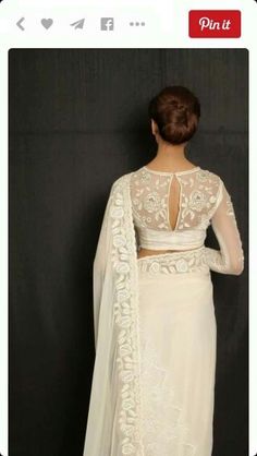 Saree Blouse Back Neck Designs, Lace Blouse Design, Eastern Fashion, Blouse Designs Catalogue