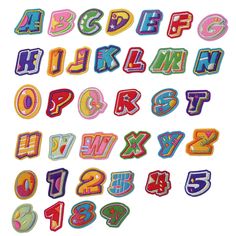 PRICES MAY VARY. Package Included: including 26pcs embroidered patches alphabet A-Z, 10pcs numbers 0-9 applique patch, a total of 36 pieces iron on patches Product Size: each letter or number patch measures about 1.7 inch (height) and 1.0 inch (width), Please allow small differences due to manual measurement. Material: high quality embroidered cotton material, with hot melt adhesive on the back, can be sew on or iron on Widely Use: iron on letters patches can be used for repairing clothes, or de Iron On Letter Patches, Letter Patches, Iron On Letters, Alphabet Stickers, Best Free Fonts, Number 0, Number 9