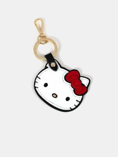 The Hello Kitty Face Keyring Hello Kitty Face, Messenger Backpack, Canvas Weekender Bag, Hello Kitty Bag, Music Case, Mini Apple, Mini One, Doctor Bag, Leather Tag